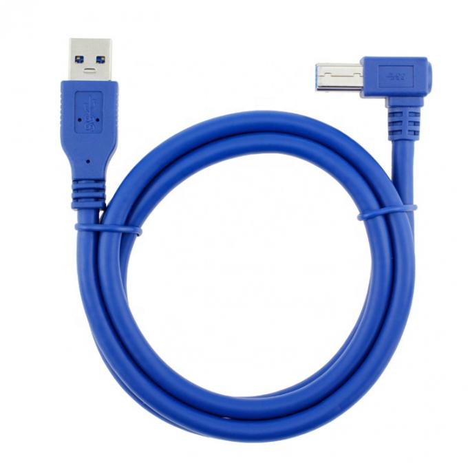 Высокоскоростной 5 Гбит/с 90 градусов правоугольный USB 3.0 мужской USB Type B принтер кабель для Epson HP 1