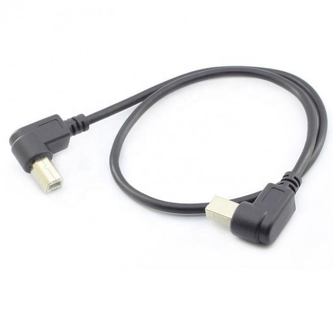Настройка 90 градусов прямого угла мужского на мужского USB B кабеля 3