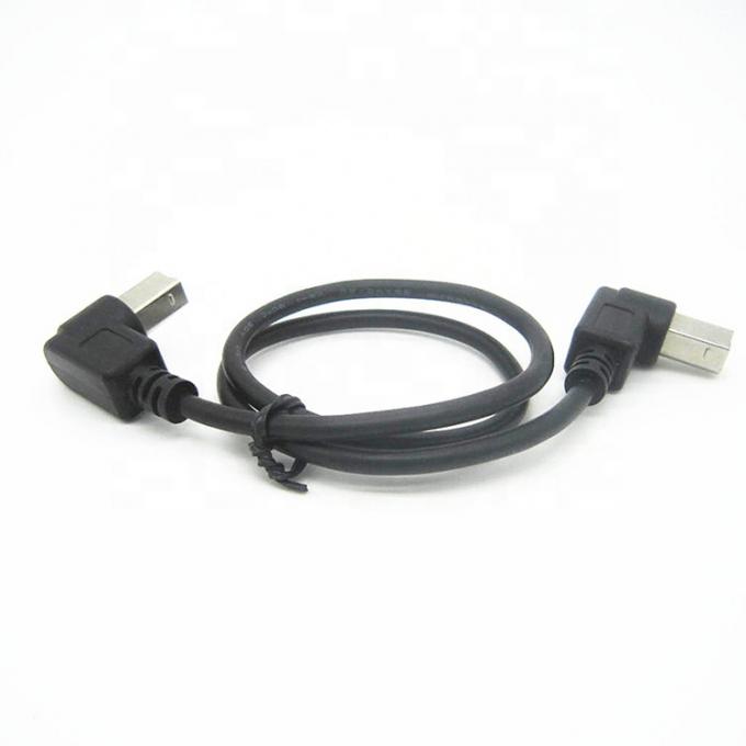 Настройка 90 градусов прямого угла мужского на мужского USB B кабеля 4