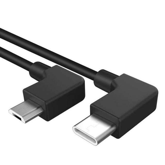 90 градусов угол Micro B к типу C USB кабель для беспилотных летательных аппаратов 3