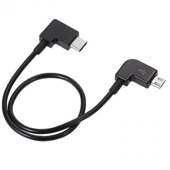 90 градусов угол Micro B к типу C USB кабель для беспилотных летательных аппаратов 5