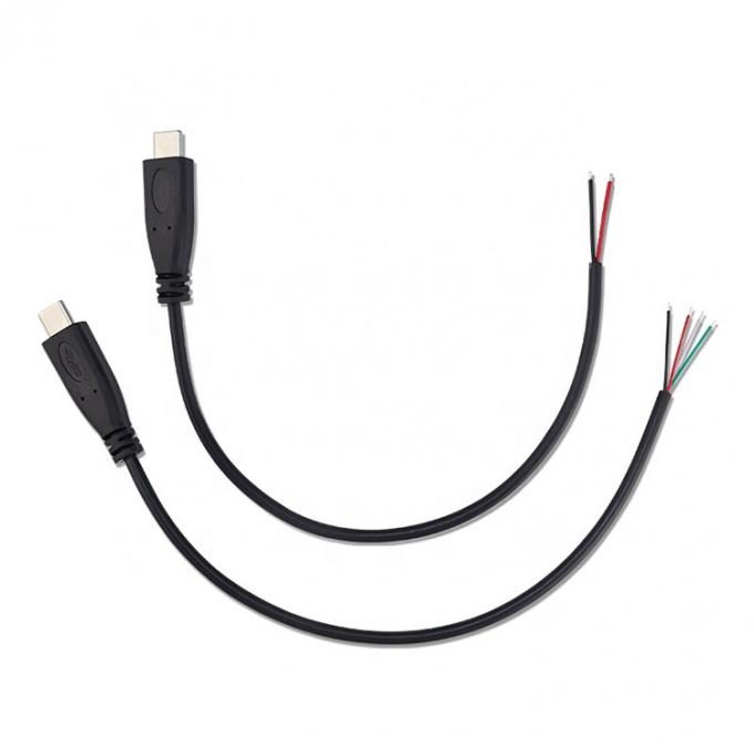 OEM 2 4 ядра USB Type C Мужчина Женщина до разобранного открытого провода 2