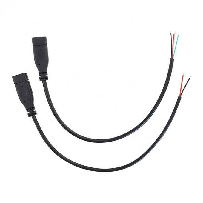 OEM 2 4 ядра USB Type C Мужчина Женщина до разобранного открытого провода 3