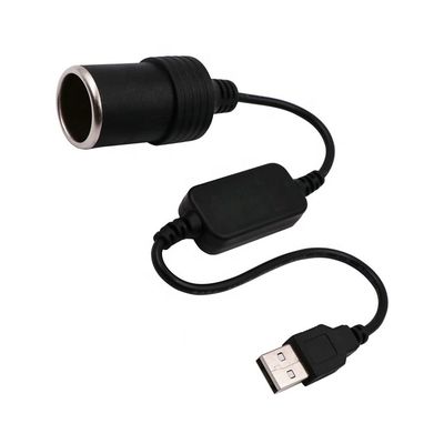 Купить USB A Мужчина на 12В Автомобильный сигаретный зажигалка розетка Женщина кабель преобразователя питания online manufacture