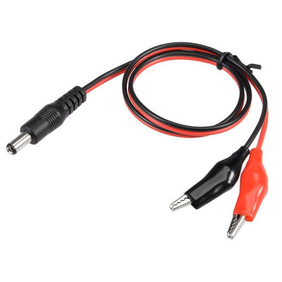 Купить 2.1mmx5.5 mm 12V DC Male Jack to Alligator Clip Power Cable Connectors для освещения камер видеонаблюдения online manufacture