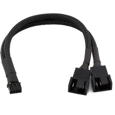 Купить Материнская плата CPU 4 PIN Connector PC Case Контроль температуры охлаждающий вентилятор Y разделитель расширение PWM кабель online manufacture