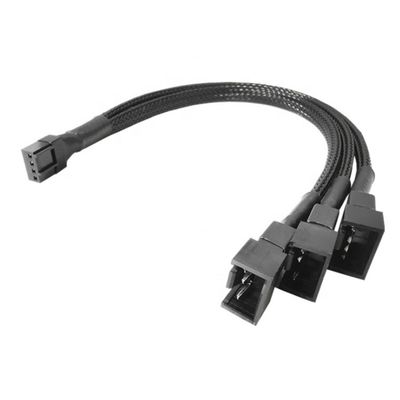 Купить 1 - 3 CPU 4 PIN Connector PC Case Контроль температуры охлаждающий вентилятор Y разделитель расширения PWM кабель online manufacture