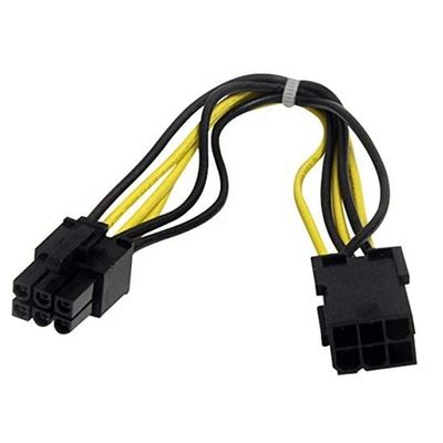 Купить PCI-E 6 пин на 6 пин мужчина на женщину GPU ATX видеокарта PCIE PCI Express кабель питания online manufacture