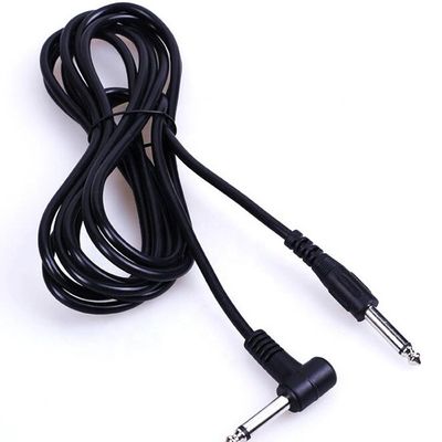 Купить Настройка 10FT 90 градусов в прямой 1/4 6.35 мм TS Jack Instrument Patch Гитарный кабель online manufacture