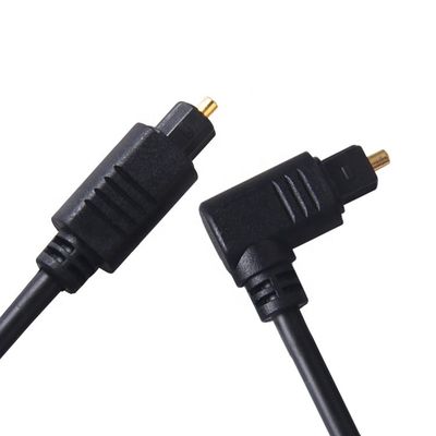Купить Высококачественный 90-градусный угол 24K Золото SPDIF цифровой оптический аудио Toslink кабель для PS4 телевизора online manufacture