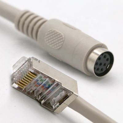 Купить 0.2M 0.5M 1M 2M 3M 5M 8 PIN Mini Din Женщина на RJ45 расширительный кабель online manufacture