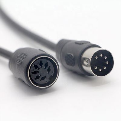 Купить Специальный аудио стерео Midi Сигнал системы мужского по женскому 7 штифтов Дина управления расширения кабеля для фендера online manufacture