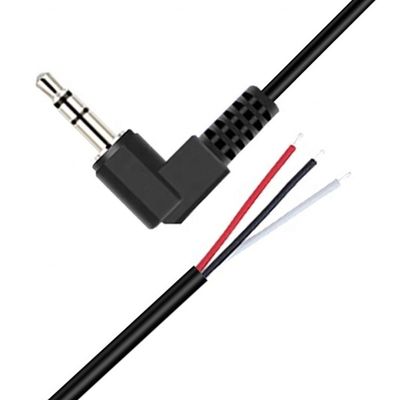 Купить 90 градусов правого угла 3 полюса TRS 3,5 мм Стерео аудио-накопитель до стриптизного свиного хвоста online manufacture