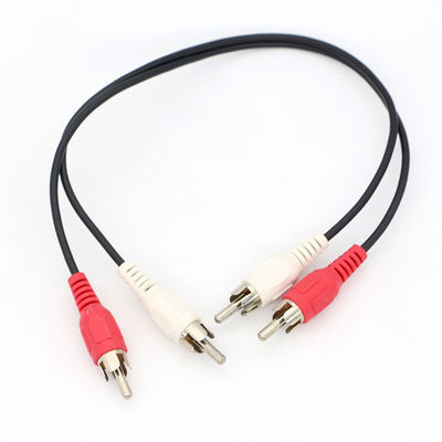 Купить Высококачественный аудиовидеотелевизор Y Splitter 2 RCA Мужчина на 2 RCA Мужчина аудиовидео кабель online manufacture