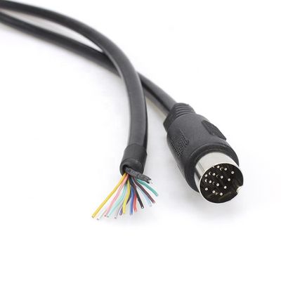 Купить Специальный 1M 2M Shield 13 PIN Din соединитель к открытому проводу Pigtail Cable online manufacture
