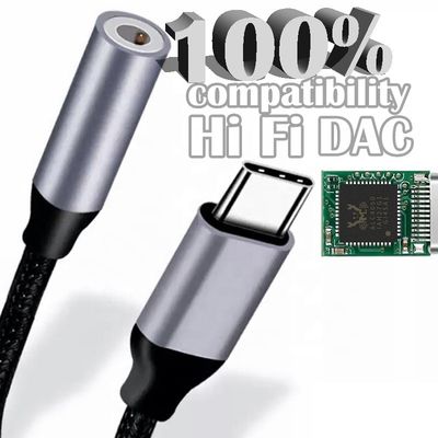 Купить Hifi DAC USB Type C на 3,5 мм Джек для наушников Аудио адаптер для Samsung Huawei Oneplus Meizu Google Oneplus online manufacture