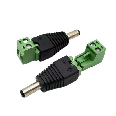 Купить Вставка без сварки Мужчина Женщина 2.1 X 5.5 мм DC Jack Connector Power Terminal Plug Adapter для светодиодной ленты CCTV Камера online manufacture