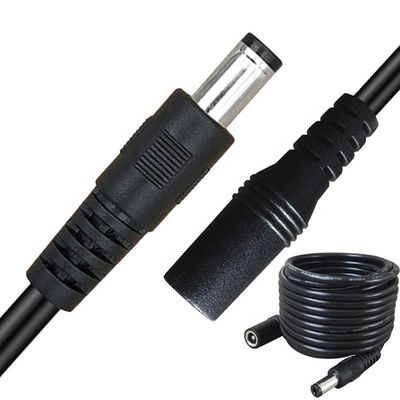 Купить 1M 2M 3M Мужчина на женщину 5.5X2.1mm DC Jack Расширение зарядного кабеля для камер видеонаблюдения online manufacture