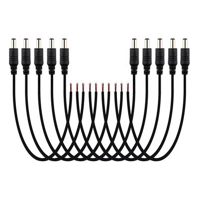 Купить DC 2.1x5.5mm Мужчина Женщина соединитель сотового ствола для открытия DC Pigtail кабеля питания online manufacture