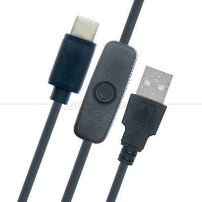 Купить 5В USB мужской на тип C USB переключатель питания на выключенном кабеле для светодиодной ленты Raspberry Pi online manufacture