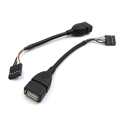 Купить Настройка USB 2.0 типа А женского разъема с заголовком на 5 штифтов соединителя Dupont Wire Motherboard online manufacture