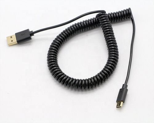 Купить Специальный 1M 2M 3M быстрая зарядка пружина катушка спиральная USB Type C кабель online manufacture