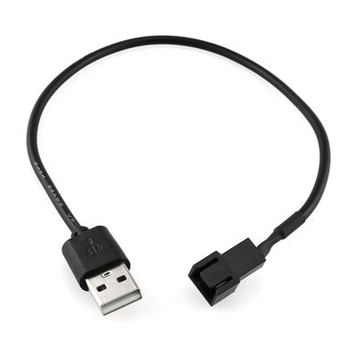 Купить USB на 3 Pin 4 Pin Molex женский PWM 5V Case Компьютерный охлаждающий охлаждающий вентилятор питание адаптер соединительный кабель online manufacture