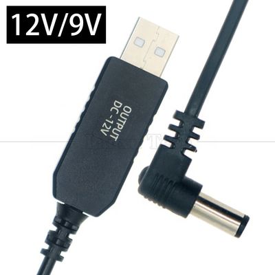 Купить 12В бустер USB 5V до 12V 90 градусный угол 5,5x2,1 мм Кабель Jack для Wi-Fi Router online manufacture