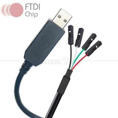Купить Высококачественный FTDI FT232 Uart USB к TTL серийный кабель с 4p Dupont соединителем для Arduino Raspberry Pi online manufacture