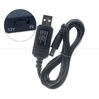 Купить Высококачественный USB 5v до 9v 12v Step Up DC Power Cord Booster Cable для маршрутизатора online manufacture