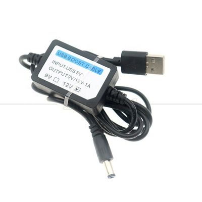 Купить Высококачественный кабель преобразователя 5V до 9V 12V 1A USB до DC 5,5x2,1 мм Wi-Fi-маршрутизатор online manufacture