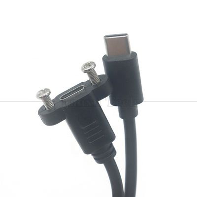 Купить 30 см 50 см винтовая панель монтаж мужчина-женщина USB Type C 3.1 расширительный кабель online manufacture