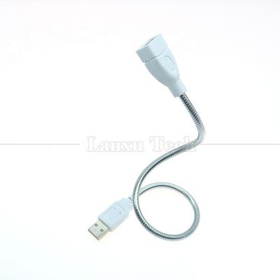 Купить Гибкий металлический нержавеющий шланг мужчина-женщина USB зарядный адаптер расширения кабеля для светодиодного фантана online manufacture