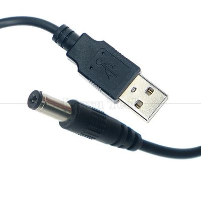 Купить 1m 3m 5m 10m 20AWG 24AWG 28AWG USB на 2,1 5,5 мм DC Jack Connector Power Charging Cable для светодиодных ламп online manufacture