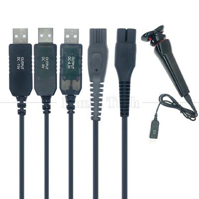 Купить Высококачественный заменяющий 1м USB 5V до DC 15V 4.3V 8V кабель для зарядки заряда для бритвы для Philips online manufacture