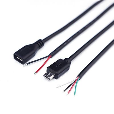 Купить OEM зарядка данных 2 4 ядра Micro USB мужской женский открыть голые провода кабель Pigtail online manufacture
