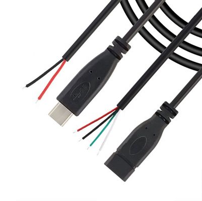 Купить OEM 2 4 ядра USB Type C Мужчина Женщина до разобранного открытого провода online manufacture
