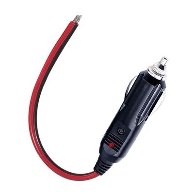 12V 24V 15A фитиль Автомобильный сигаретный зажигалка Мужской разъем с свинцовым консервированным проводом