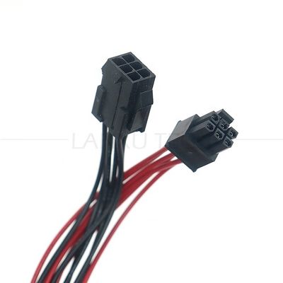 Специализированный мужской на женский 4 6 8 Pin Molex Micro Fit 3.0 соединительный кабель