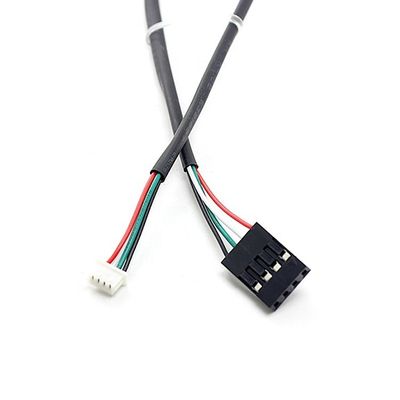 На заказ 4 штифта Dupont 2,54 мм до Molex 1,25 мм колонка соединителя проволока сборки кабеля