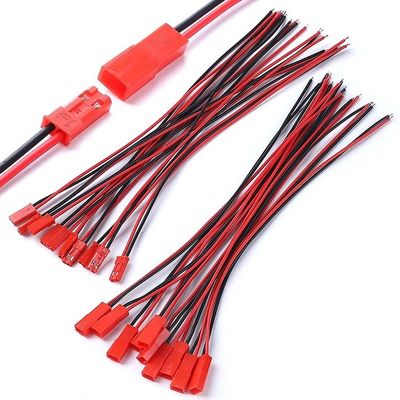 22AWG Мужчина Женщина 2 PIN JST SYP RCY Стыковочный соединитель с голым концом свиного хвоста проволока свинцового кабеля для батареи светодиодных полос