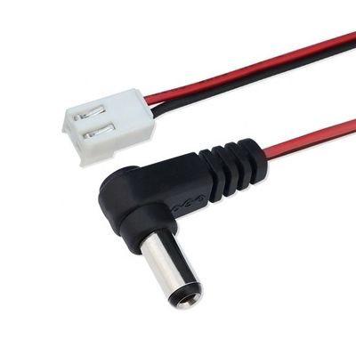 Custom OEM DC Barrel Jack to JST XH 2 Pin 2.54 Pitch Power Cable (Подключатель электропитания по специальному заказу)