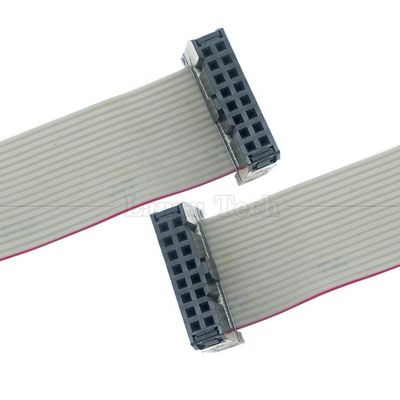 Женщина к женщине 16 PIN 1,27 мм Pitch IDC 2,54 мм Коннектор GPIO Серой плоской ленточный проволочный кабель для жестких дисков CD Raspberry Pi