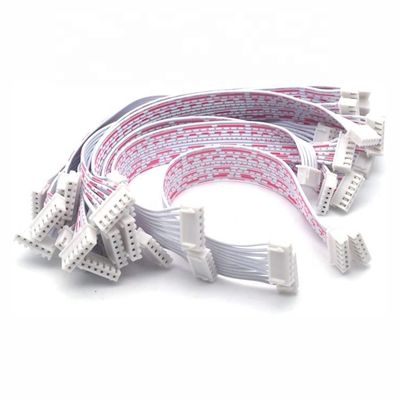На заказ 2 3 4 5 6 7 8 Pin JST XH 2.54mm Pitch Connector Кабель с плоской лентой