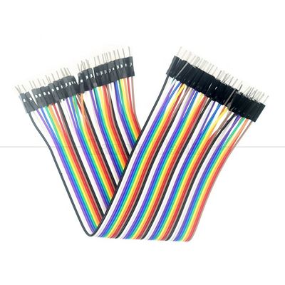 40 PIN Мужчина к мужчине 2,54 мм Dupont Breadboard GPIO Raspberry Pi Jumper Wire