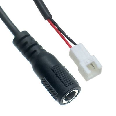 OEM настройка DC женского 5.5x2.1mm Баррель Джек до JST 2 PIN XH 2.54mm Pitch женского соединителя кабеля
