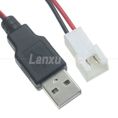 USB Type A Мужчина к JST XH 2.54 Питч 2 Pin Женский разъемный кабель