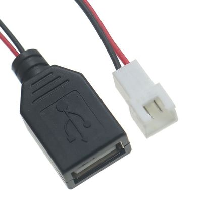 USB Type A Female к JST XH 2.54 Pitch 2 Pin Female Кабель для разъемов
