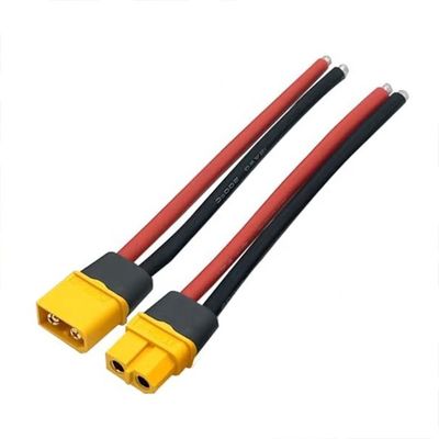 12AWG 100mm 150mm Кремниевая проволока XT60 XT60H XT60U Коннектор Мужчина Женщина Покрытие корпуса Стыковочный кабель для батареи FPV