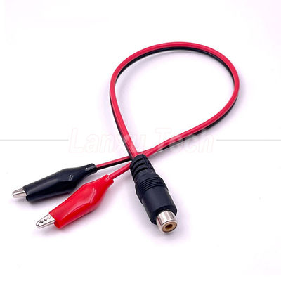 RCA женский AV к клипам аллигатора кабель для динамика